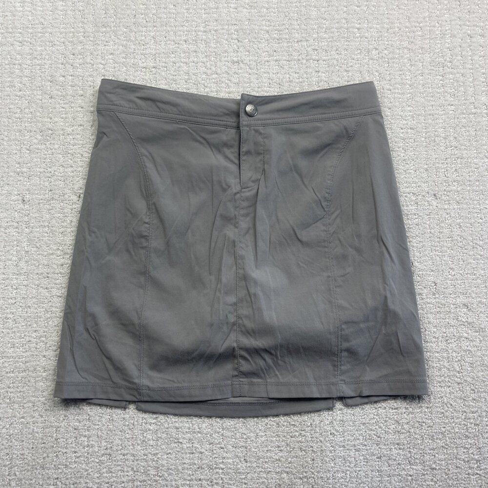 Columbia Womens 2 / 34 Gray Omni Shield Fabric Elastic Waist Skort Outdoor Hike